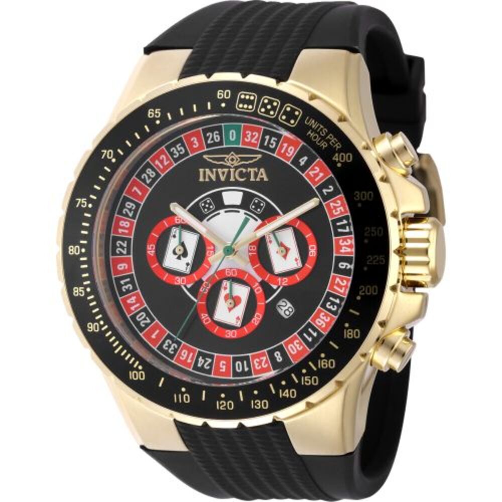 Invicta Men's Aviator Black Dial Watch - 49851